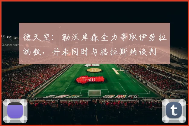 德天空：勒沃库森全力争取伊劳拉执教，并未同时与格拉斯纳谈判